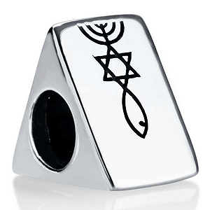 Messianic Triangle Bead Bracelet Charm. 30% OFF*